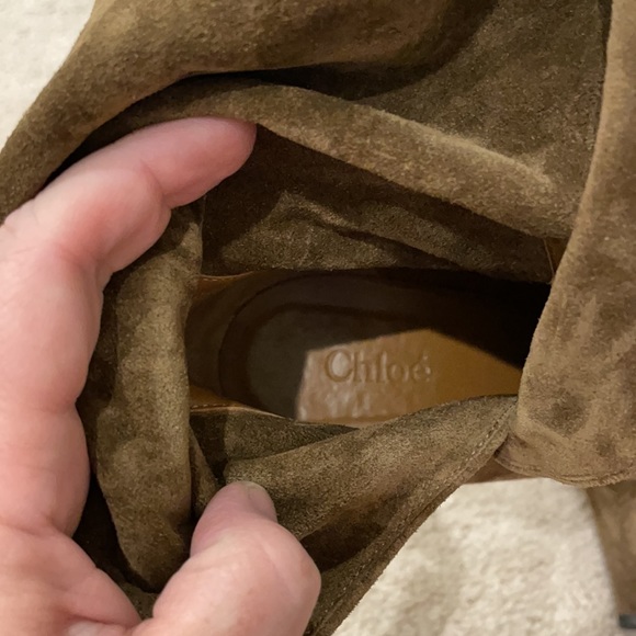 Chloe Suede Tie Boots US 7.5 - Picture 6 of 6